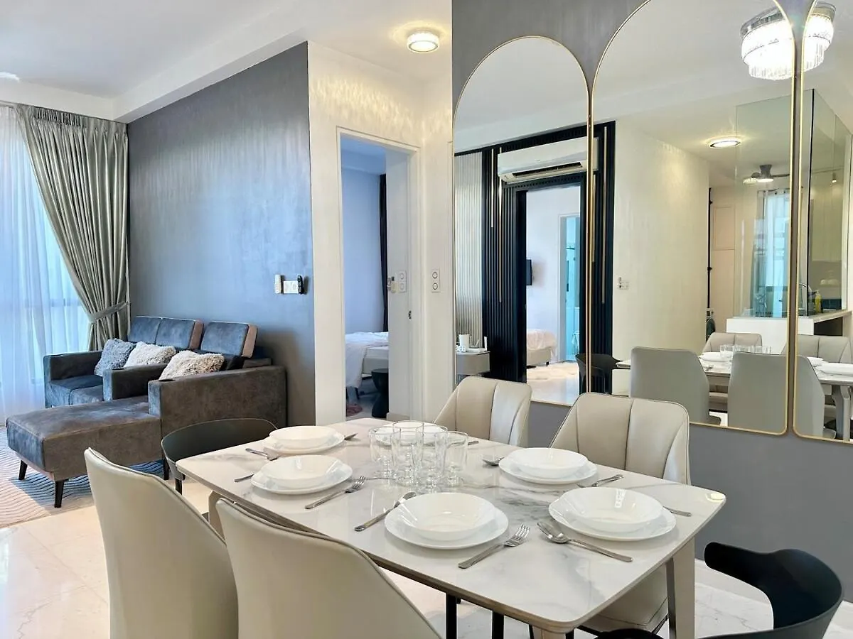 Sky88 Azure Suites Near Ksl 3B2B Johor Bahru Lägenhet