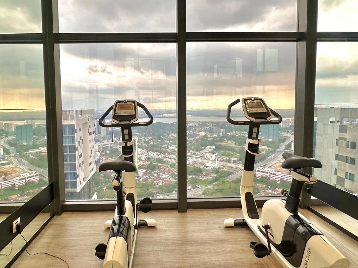 Lägenhet Sky88 Azure Suites Near Ksl 3B2B Johor Bahru